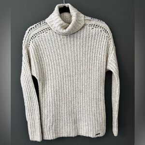 Abercrombie & Fitch Cream Knit Sweater, XS